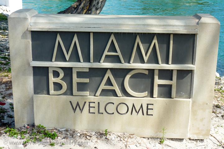 Pictures the USA - Miami-0053 - Miami Beach, welcome sign