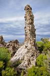 Tufa tower, a variety of limestone, formed by the precipitation of minerals