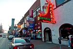 Lower Broadway, home to many famous honky tonk bars
