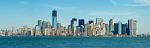 Manhattan skyline from Liberty Island