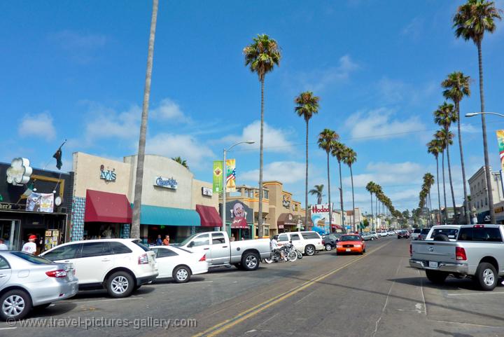 Pictures of the USA - San Diego-0054 - Mission Beach shops and restaurants