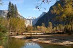 autumn valley views from the Merced River
