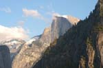 Half Dome after the first autumn snow